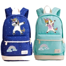 New Arrival Cute Unicorn Dab Cartoon Backpack For Women Girls Canvas Bag Rucksacks Travel Shoulder Bag School Bags For Teenagers New Arrival Cute Unicorn Dab Cartoon Backpack For Women Girls Canvas Bag Rucksacks Travel Shoulder Bag School Bags For Teenagers