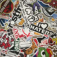 50 p HEIßER VERKAUF coole Aufkleber für Skateboard Laptop Gepäck Snowboard Kühlschrank Telefon spielzeug Styling Vinyl wohnkultur Aufkleber