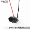5pcs H8 H11 881 Male socket Car LED Wiring Harness H8 H11 881 LED Light socket bulb holder Connector Cable Plug Adapter ► Photo 3/3