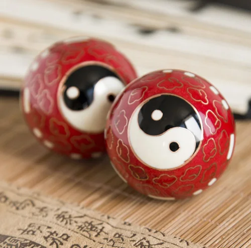 Китайский шарики baoding перегородчатый тайчи дизайн 50 мм 40 разные цвета. Мяч для