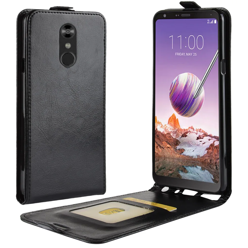 Чехол для телефона LG Q Stylo 4 Stylus откидная Обложка на заднюю панель из искусственной