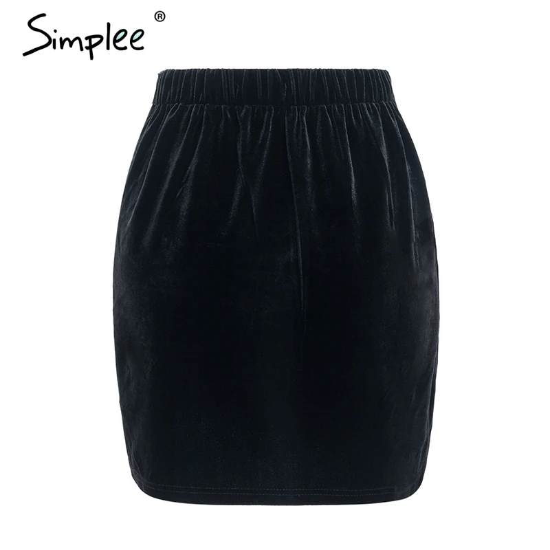 Женская юбка-карандаш Simplee с высокой талией, винтажная короткая юбка с вышивкой на осень, шикарная привлекательная мини-юбка в стиле бохо