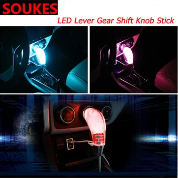 

Car LED Lever Gear Shift Knob Stick 5 6 Speed For BMW E46 E90 E60 E36 F20 X5 Ford Focus 2 3 1 Peugeot 206 307 308 Saab