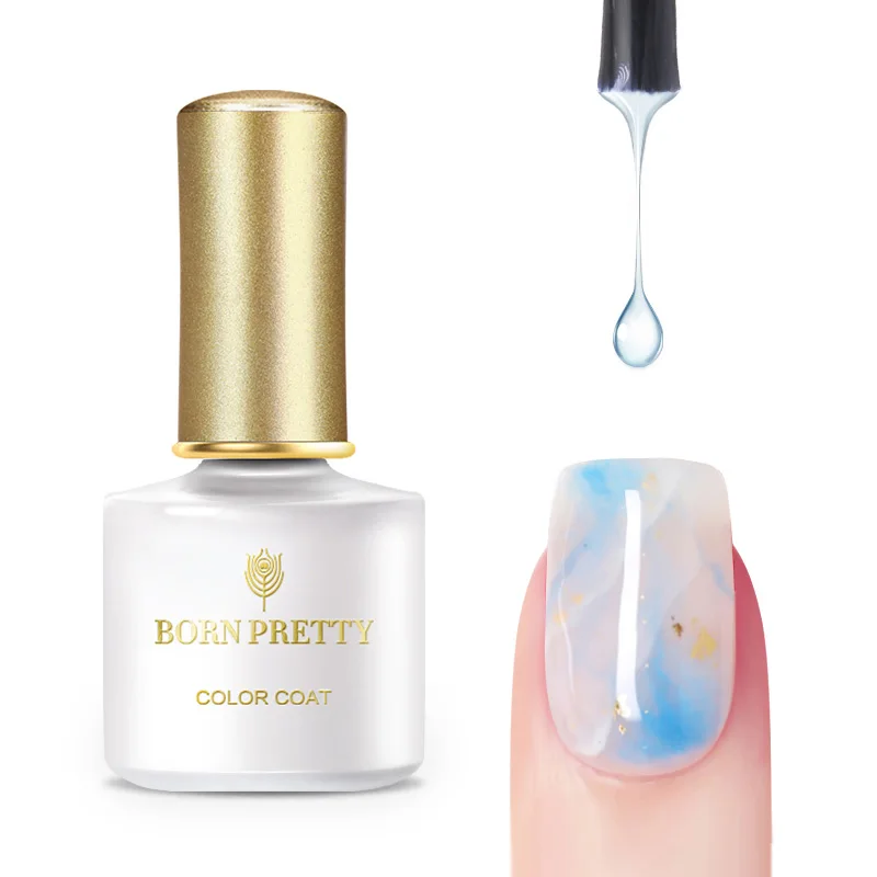 BORN PRETTY Базовое покрытие верхнее покрытие гель для ногтей пилинг Базовое покрытие УФ-гель для дизайна ногтей лак для маникюра дизайн - Цвет: Blooming Gel Milky