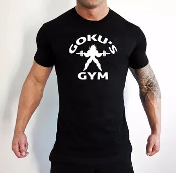 

2019 Men T-Shirt Fashion T-Shirt Short Sleeve Goku'S Gymer Saiyan Bodybuilding Motivation T shirt Design Website