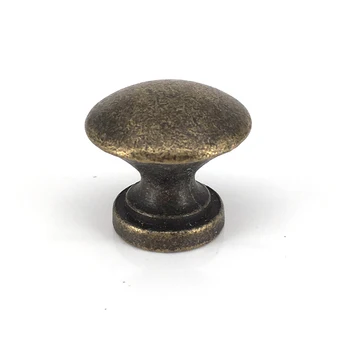 

25mm Antique Bronze Cabinet Knob Handle Drawer Dresser Pulls Kitchen Chest Bin Cupboard door Knob Solid 25mmX23mm