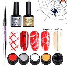Высокое качество для дизайна ногтей доттер для гель-лака верхнее основание пальто Комплект живопись Рисование маникюр Дизайн ногтей набор