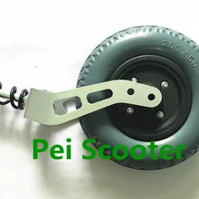 Электрический инвалидный колясок из алюминиевого сплава передняя вилка и 8 дюймовые колеса pwwf-08