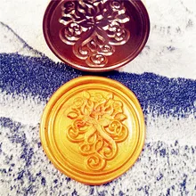 Цветочный дизайн по индивидуальному заказу набор в коробке именной, буква/герметизирующий материал/свадебный набор восковых печатей с покрытием из золота изготовленный на заказ