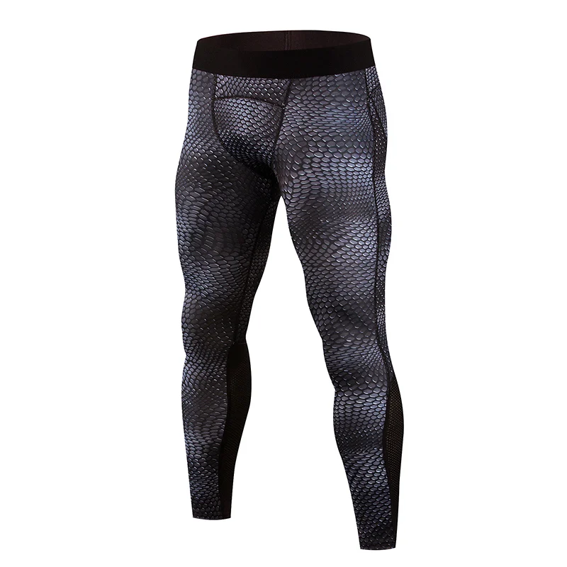 Спортивные штаны для тренажерного зала мужские компрессионные тянущиеся для фитнеса брюки для фитнеса колготки для фитнеса быстросохнущие дышащие брюки для бега - Цвет: 3