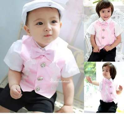 baby boy pink outfit