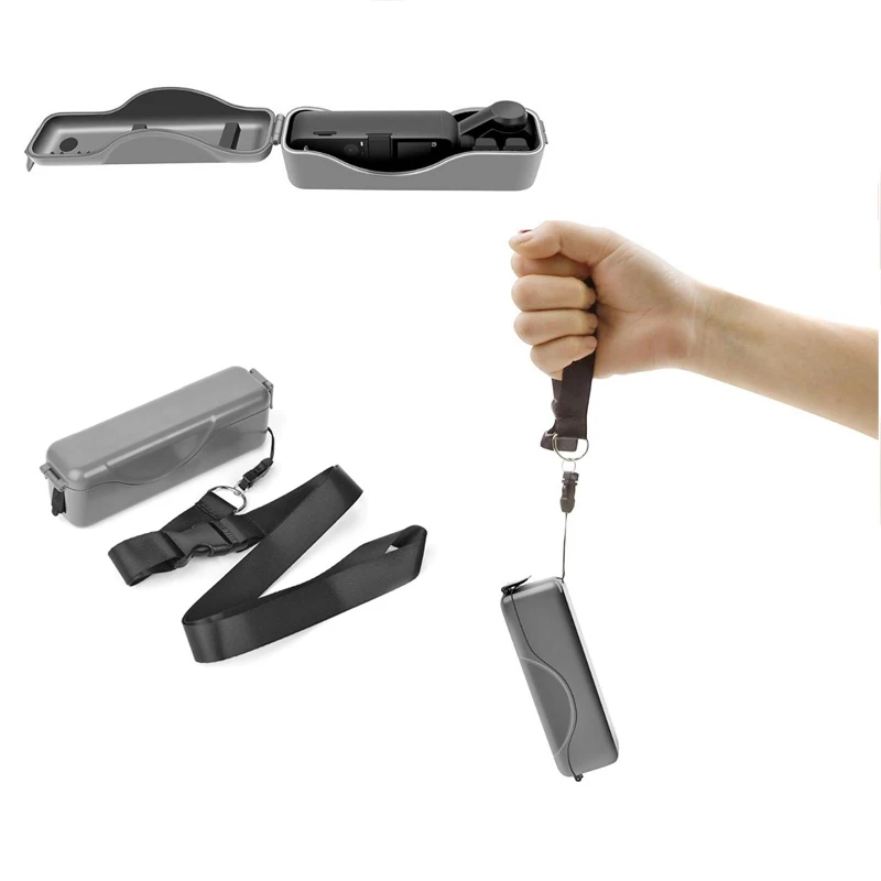 

Waterproof Buckle Storage Case for DJI Osmo Pocket Gimbal Camera Protective Cover Case With Sling Rope Lanyard Portable Bag
