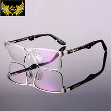2016 neue Ankunft Männer Stil Titan Erlauben Halbrand Brillen Mode-Design männer Brillen Casual Optischen Rahmen für männer