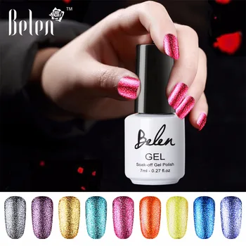 

Belen 7ml Platinum UV Gel Shining Nail Gel Polish Long Lasting UV Fingernail Gel Soak-off LED UV Color Nail Gel Varnishes