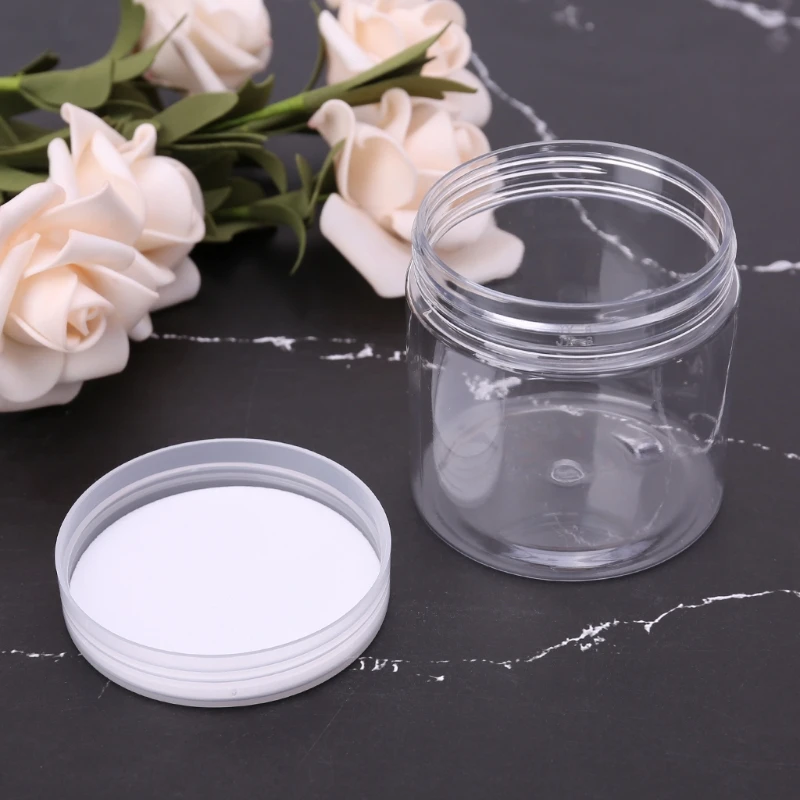 

Container For Playdough Slime Clay Makeup Jar Cosmetic Pot Cream Bottle Nail Box