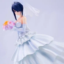 Неокрашенный GK Статуэтка из полимера Garage DATE A LIVE токисаки Куруми в свадебный костюм модель комплект