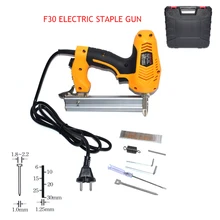 Дизайн F30 обрамление снасти электрический степлер пистолет для мебели степлер гвозди пистолет для деревообработки инструменты