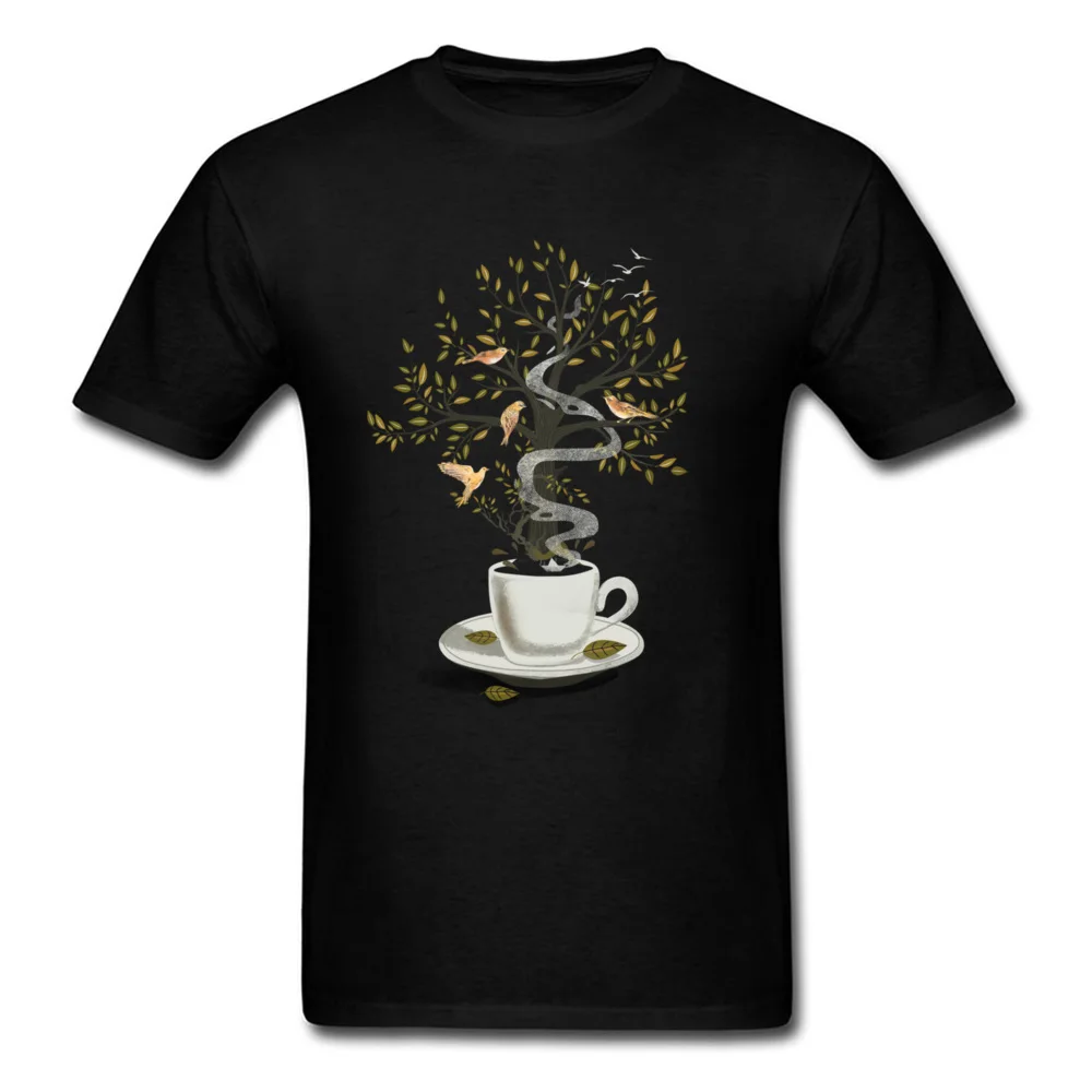 100% Cotton Men Short Sleeve cup of dreams 10093 T-shirts Design Tops Shirts 2018 New Fashion 3D Printed Crewneck Tee Shirts cup of dreams 10093 black