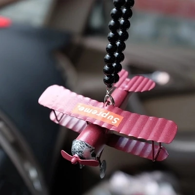 

Car Pendant Hanging Vintage Airplan Car Interior Ornaments Decoration Rear View Mirror Accessories For Car Ornament Birthday Gif