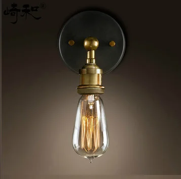 

Nordic style wall light Edison wall lamp vintage wall lamp contains Edison bulbs free shipping