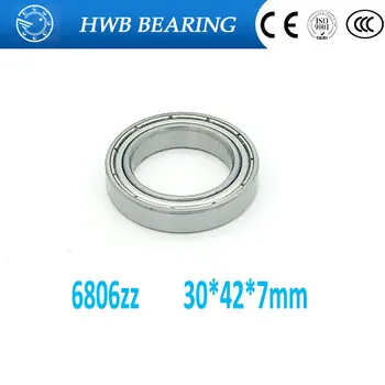 

6806ZZ Bearing ABEC-1 ABEC3 ABEC5 (10PCS) 30x42x7mm Thin Section 6806 ZZ Ball Bearings 61806Z 6806Z