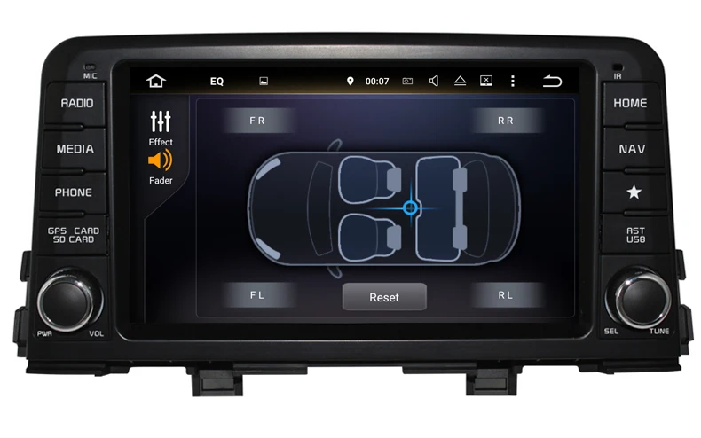 Best 2din 8" Android Car DVD GPS player FOR KIA MORNING PICANTO 2017 Radio RDS Bluetooth 1024*600 Mirror Link Wifi Map DVR SD USB 3