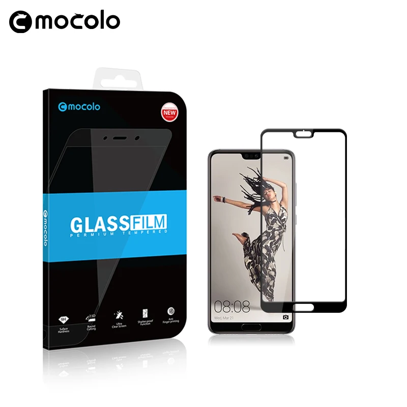 Mocolo 2018 9H Защитное стекло для экрана Huawei P20 закаленное Lite Pro стеклянная шелковая