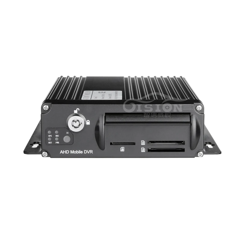 

Free Shipping 4CH H.264 DUAL SD 1080P AHD Mobile Dvr Cycle Recording Playback Bus Car digital video recorder