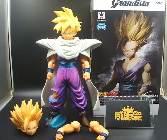 Banpresto Grandista ROS Son фигурка гохана разрешение солдат Dragon Ball Z фигурка модель игрушки