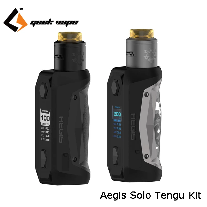 100% оригинальный набор GeekVape Aegis Solo Tengu электронная сигарета 100 Вт RDA | Электроника