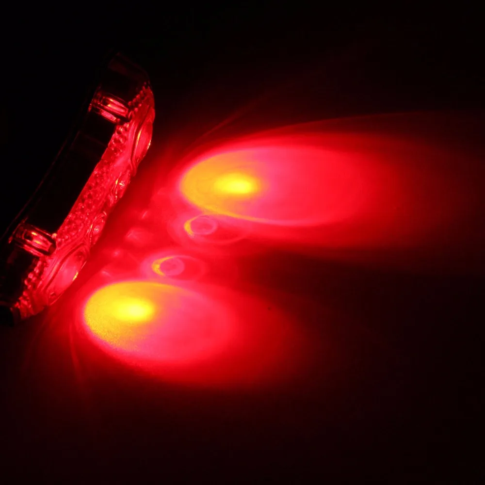 Best Tail light 150lm 4 LED USB rechargeable bicycle bike rear tail safety warning light front headlight 12