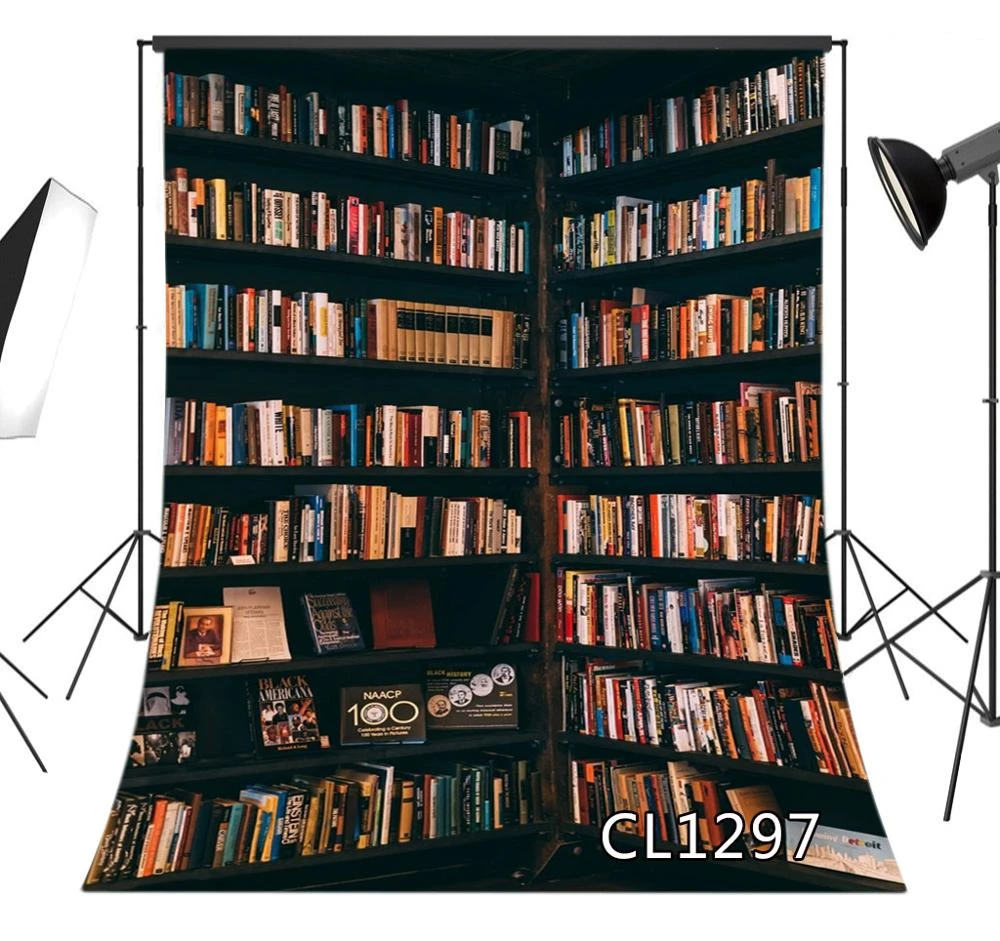 Kate 7x5ft Library Photography Backdrop Wood Bookshelf Book Photo Backdrop Professional Photography Background Kate 7x5ft Library Photography Backdrop Wood Bookshelf Book Photo Backdrop Professional Photography Background