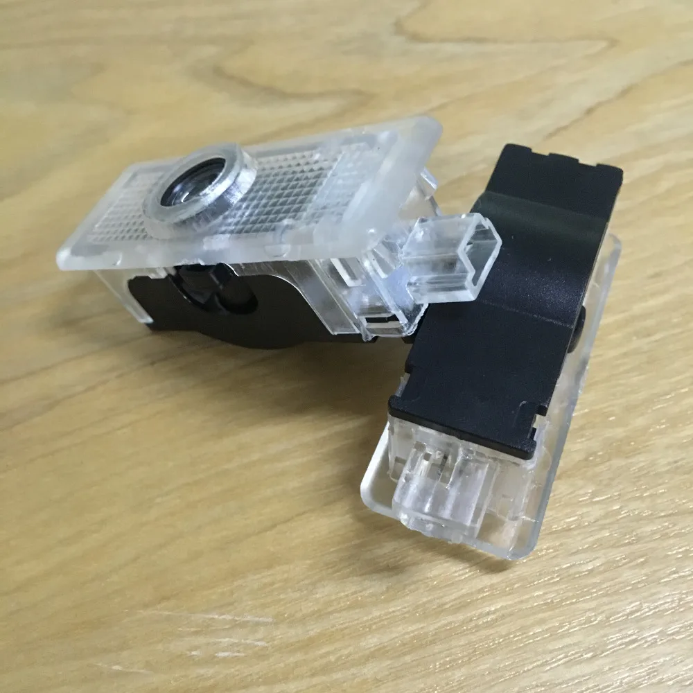 

2Pcs Car Door Light For Mercedes Benz LOGO with Ring CLA Car-styling LED Laser Projector Lights Welcome Light Decorative Lamp