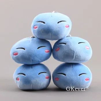 

Cute Slime Plush Pendant with Keychain That Time I Got Reincarnated as a Slime Mini Soft Dolls Children Gift 7 cm
