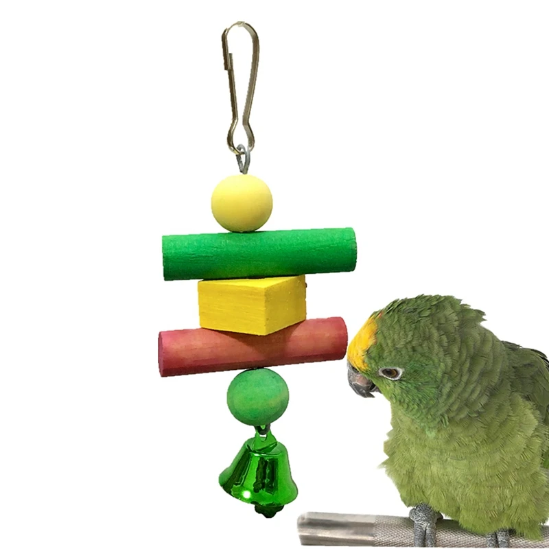 

Little Pet Bird Toy Chew Bite-resistant Colorful Toy Squirrel Double-layer Swing Climbing Ladder bird toys parrot