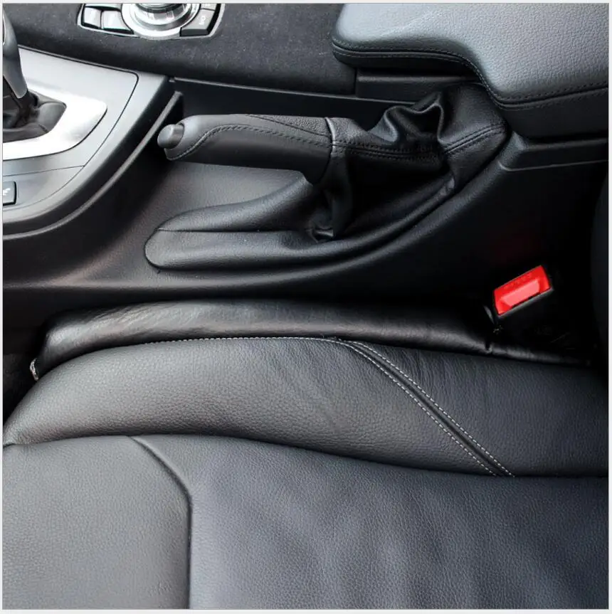 

Universal Car Seat Gap Filler PU Leather + Sponge Auto Seats Leak Stop Pad Soft Padding For AUDI A6 A4 A8 For BMW VW