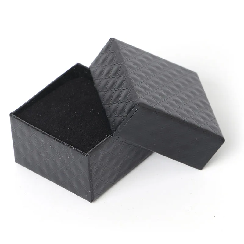 

Paper Cardboard Jewelry Ring Necklace Earring Display Case Storage Box