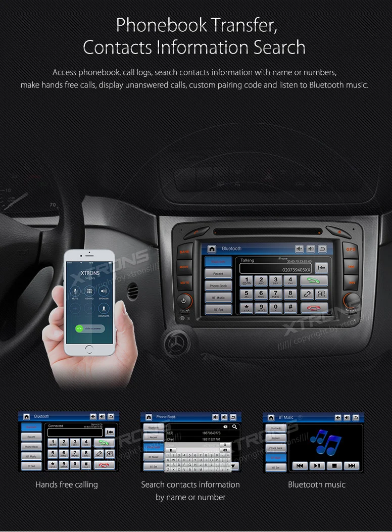 Top XTRONS 7 inch Car DVD Player CANbus GPS Navigation for Mercedes Benz Viano/Vito W639/G-Class W463/ CLK-Class W209/ C-Class W203 8 Top XTRONS 7 inch Car DVD Player CANbus GPS Navigation for Mercedes Benz Viano/Vito W639/G-Class W463/ CLK-Class W209/ C-Class W203 8