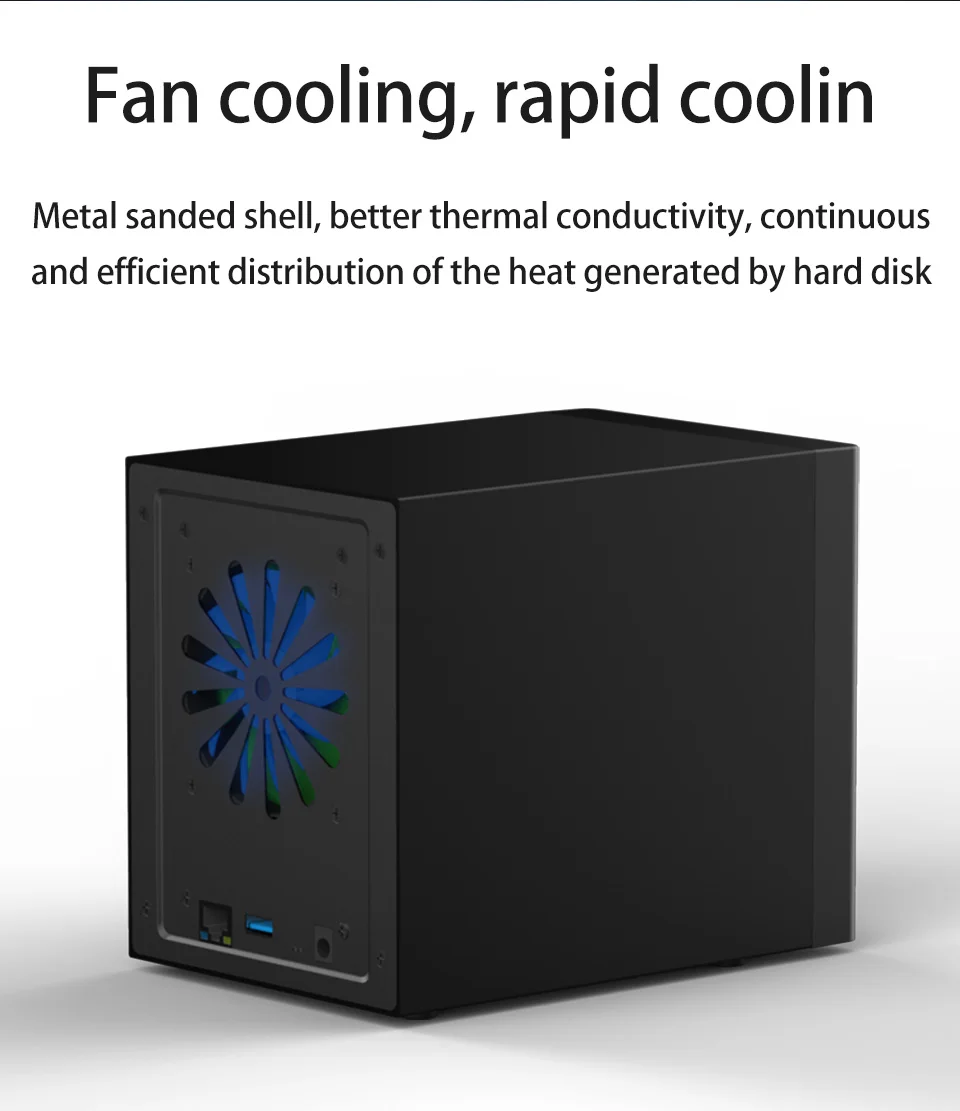 3 5 гигабитный Ethernet NAS HDD корпус умный чехол для &quotжесткого диска интерфейс Nas