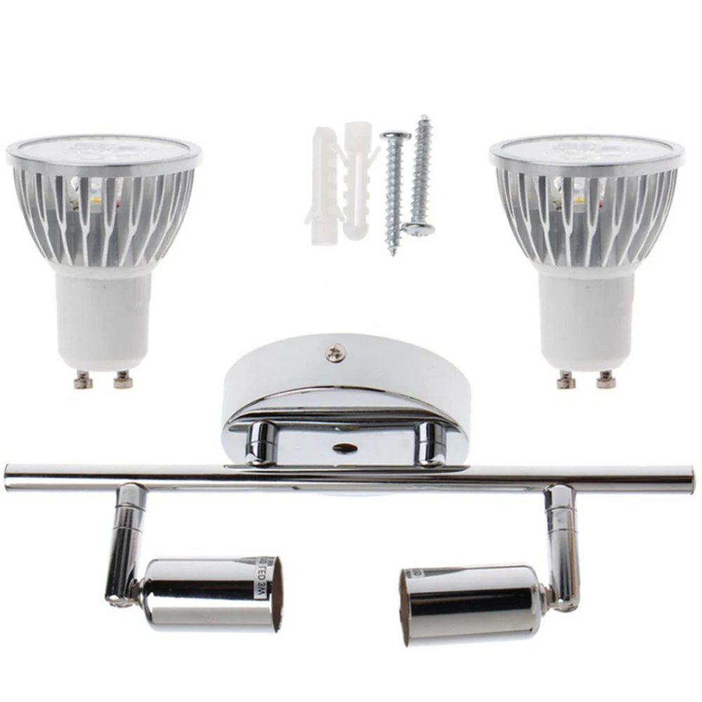 3 Вт 6 Вт 9 Вт вращающийся светодиодный потолочный светильник белый/теплый белый с GU10 Светодиодный светильник для гостиной, ванной комнаты, спальни Светодиодный точечный светильник