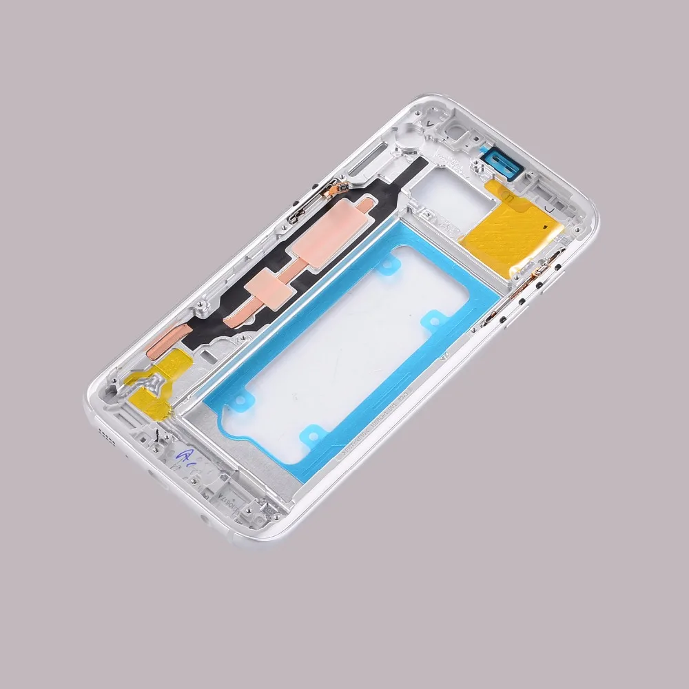 Корпус средняя рамка Обложка для Samsung Galaxy S7 G930 G930F Edge G935 G935F металлическая пластина