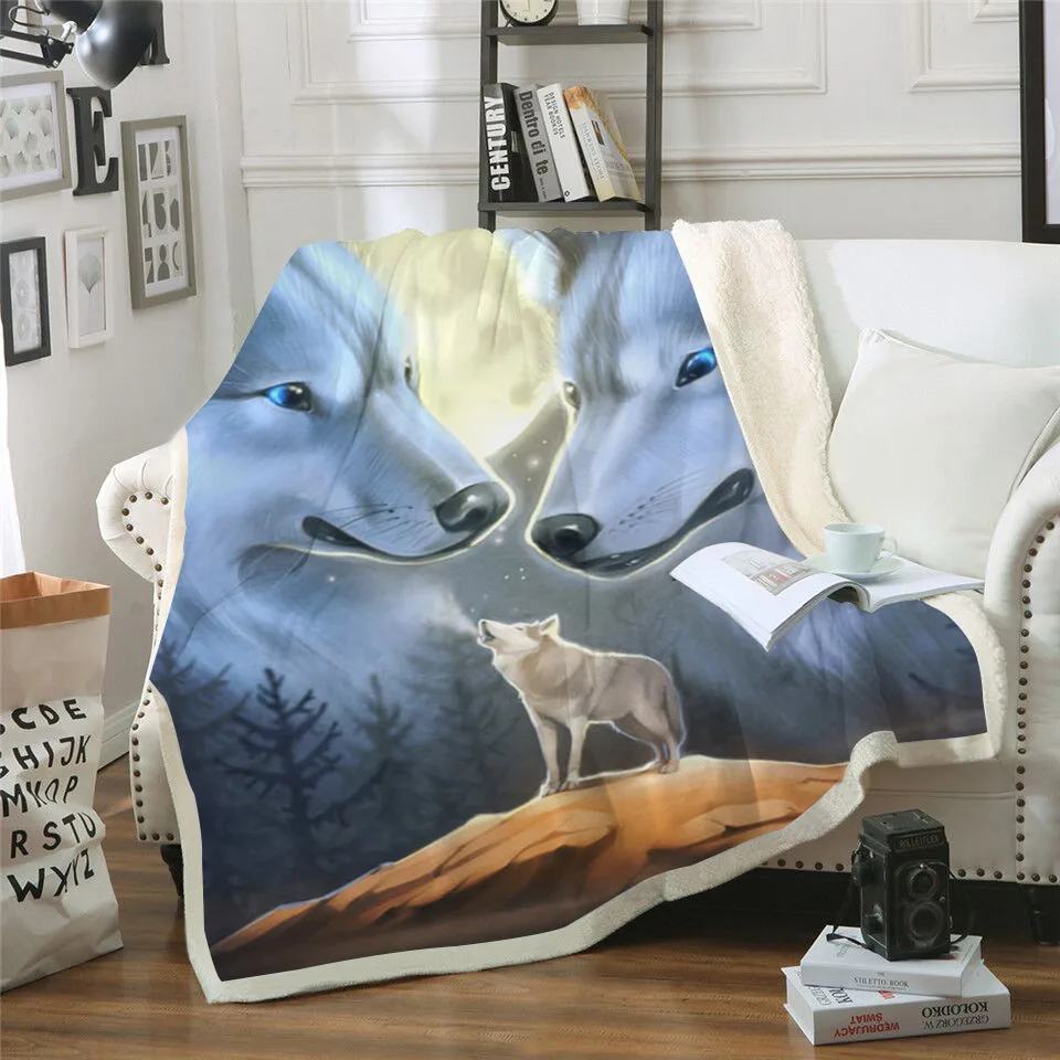 New Blue Galaxy Printed Velvet Plush Throw Blanket Bedspread for Kid Girl Sofa Sherpa Blanket Couch Quilt Travel Cover - Цвет: BZ052