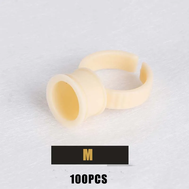 Кремния кольцо одноразовые Microblading кольцо один раз Применение ресниц кольцо чашки