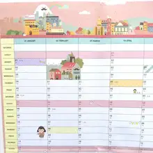 Календарь Стикеры год ежемесячно день для планирования расписания книга для записей Набор наклеек Стикеры журнал молочные продукты Декор