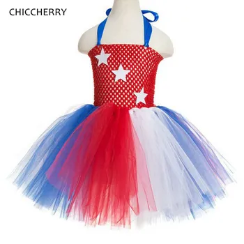 

Baby Girl 4Th Of July Outfit Lace Tutu Girls Summer Dress Children Party Dresses Kids Clothes Toddler Girl Clothing, 2-12 Years