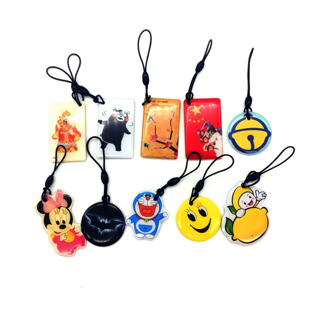 

1Pcs UID RFID Tag 13.56MHz NFC magnetic key Proximity 1K S50 Card Keyfob Badge Key Fob Token Tag Back door Random Delivery