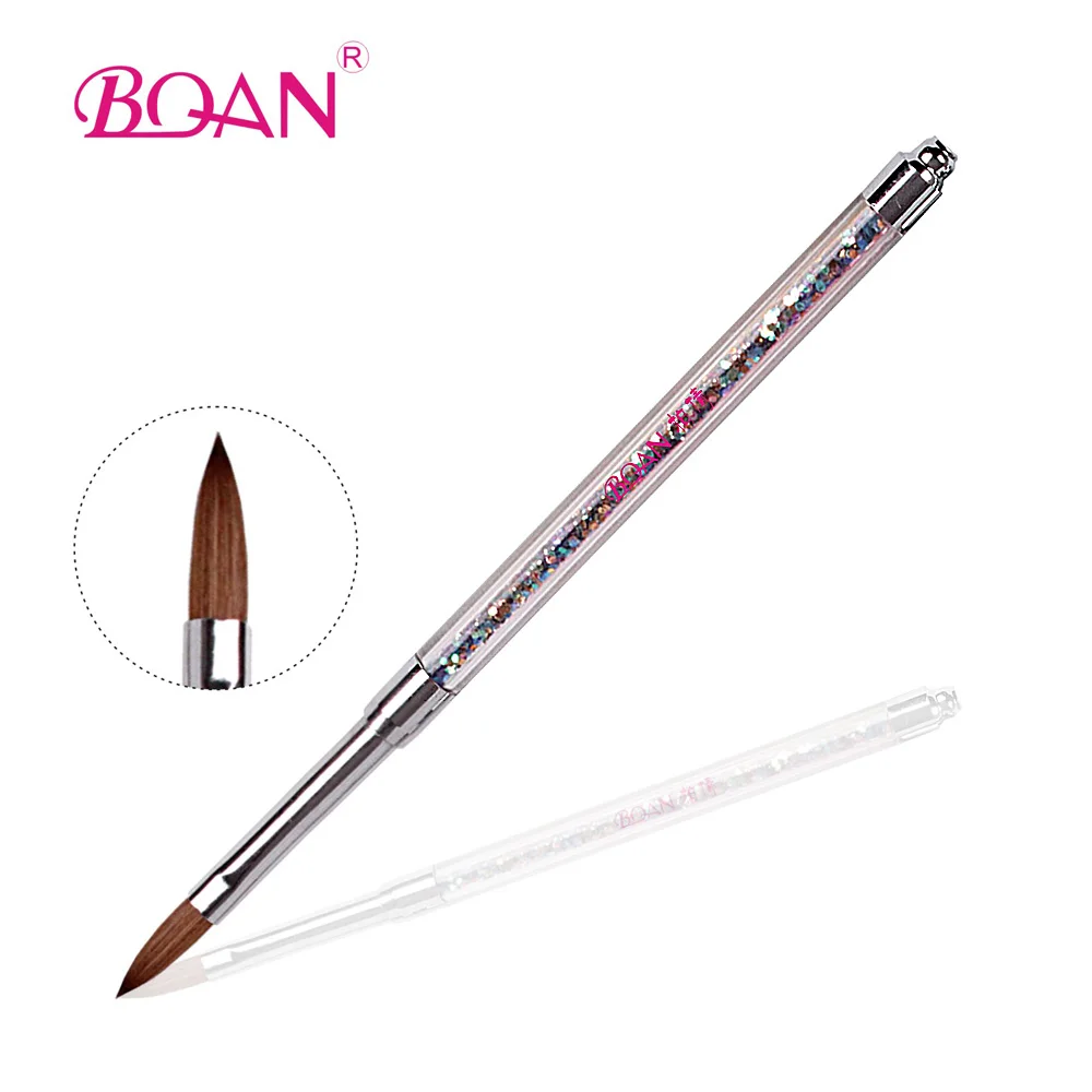 Free Shipping Professional Acrylic Round Nail Brush Nail Pen Design