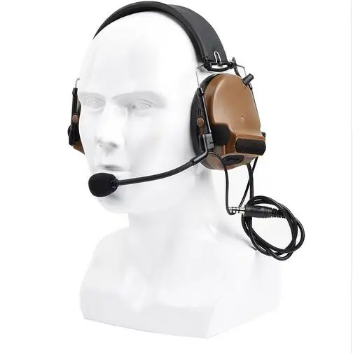 

New Z-TAC Comtac III Headset C3 Dual Channel Pickup Noise Reduction Headset Airsoft Hunting Earphone