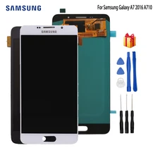 AMOLED LCD for SAMSUNG Galaxy A7 2016 LCD Display A7100 A710F A710 LCD Touch Screen Digitizer Replacement For Samsung A710 LCD AMOLED LCD for SAMSUNG Galaxy A7 2016 LCD Display A7100 A710F A710 LCD Touch Screen Digitizer Replacement For Samsung A710 LCD