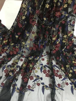 

best quality DiuDiu-11.805 embroidered African Tulle Lace Fabric African French Lace Fabric with embroidery